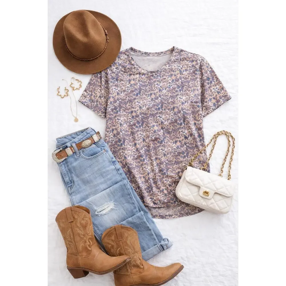 Desert Drift Leopard Tee